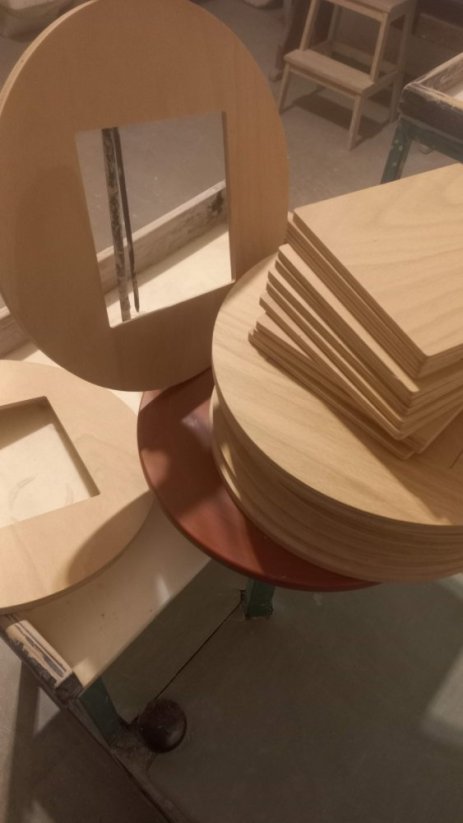 Bat 30 cm – točířská podložka, unašeč vyjímatelného středu Kugler&Toms